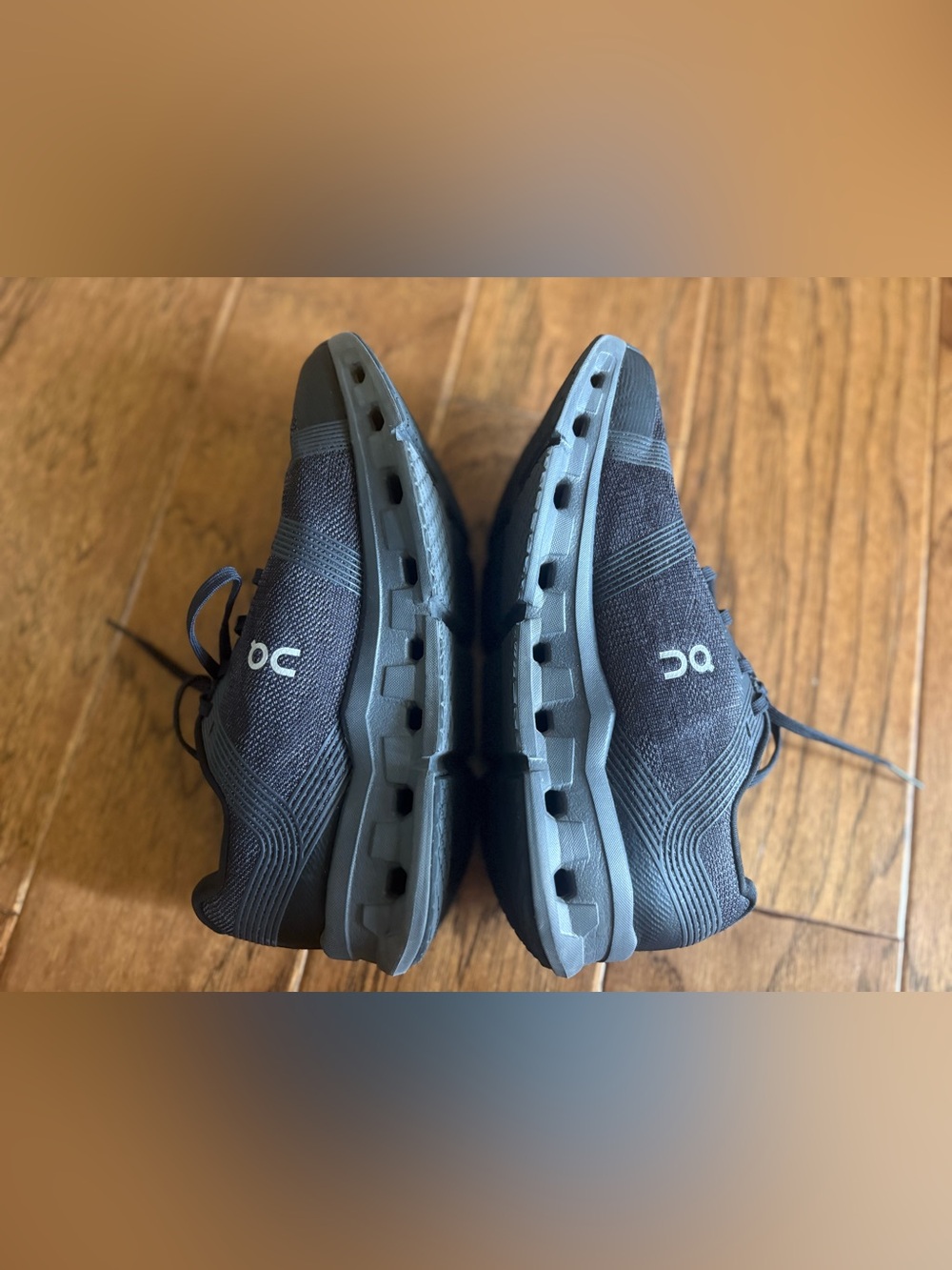 ON Running Cloudgo Shoes Black Eclipse Size 7 - Picture 6 of 9